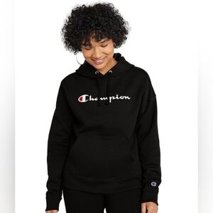 Champion Black Pullover Hoodie XS